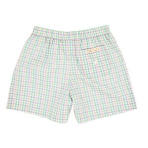 TBBC Boys 5 Shelton Shorts Sir Proper's Preppy Gingham Plaid Pastel Preppy